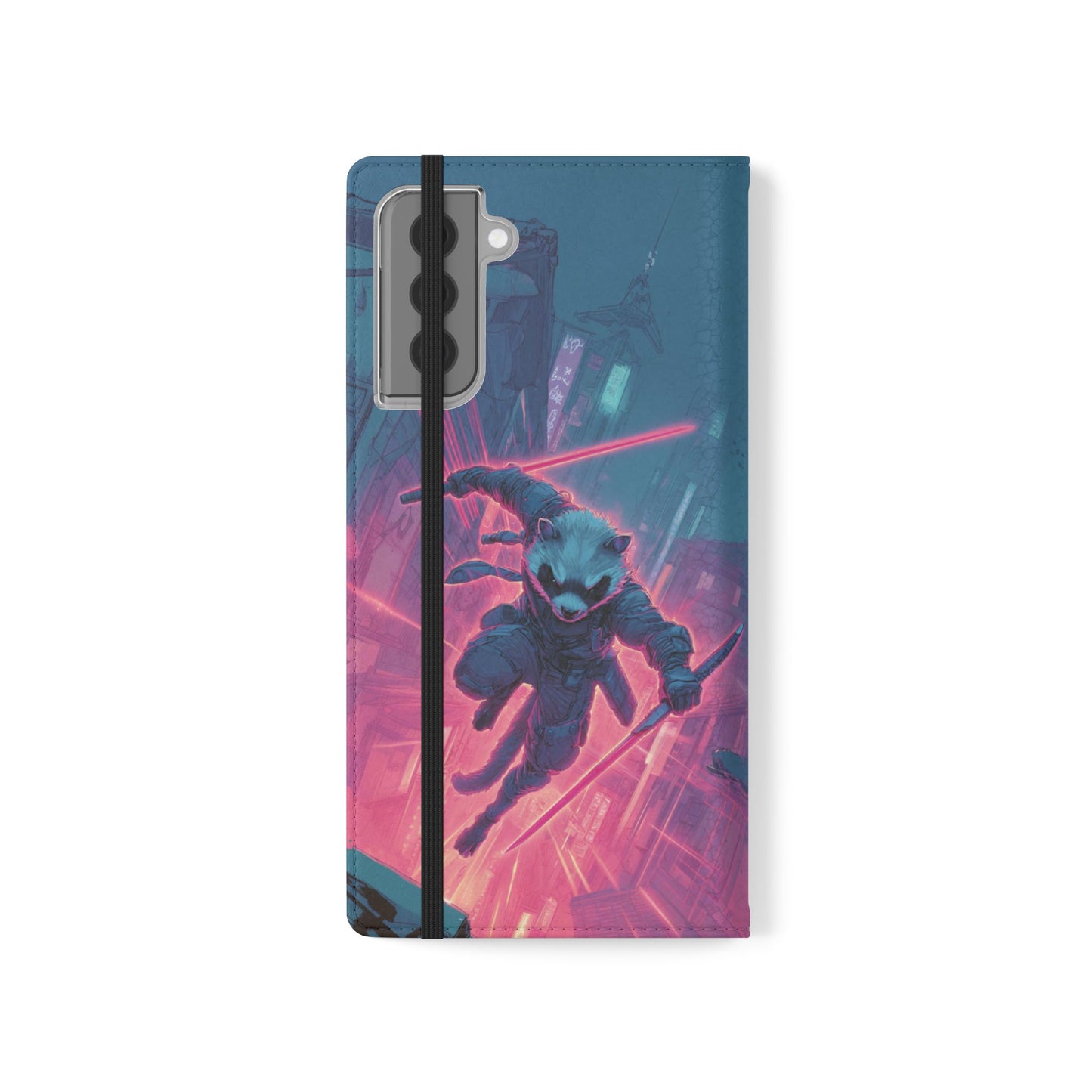 Cyberpunk Ferret - Wallet Flip Case