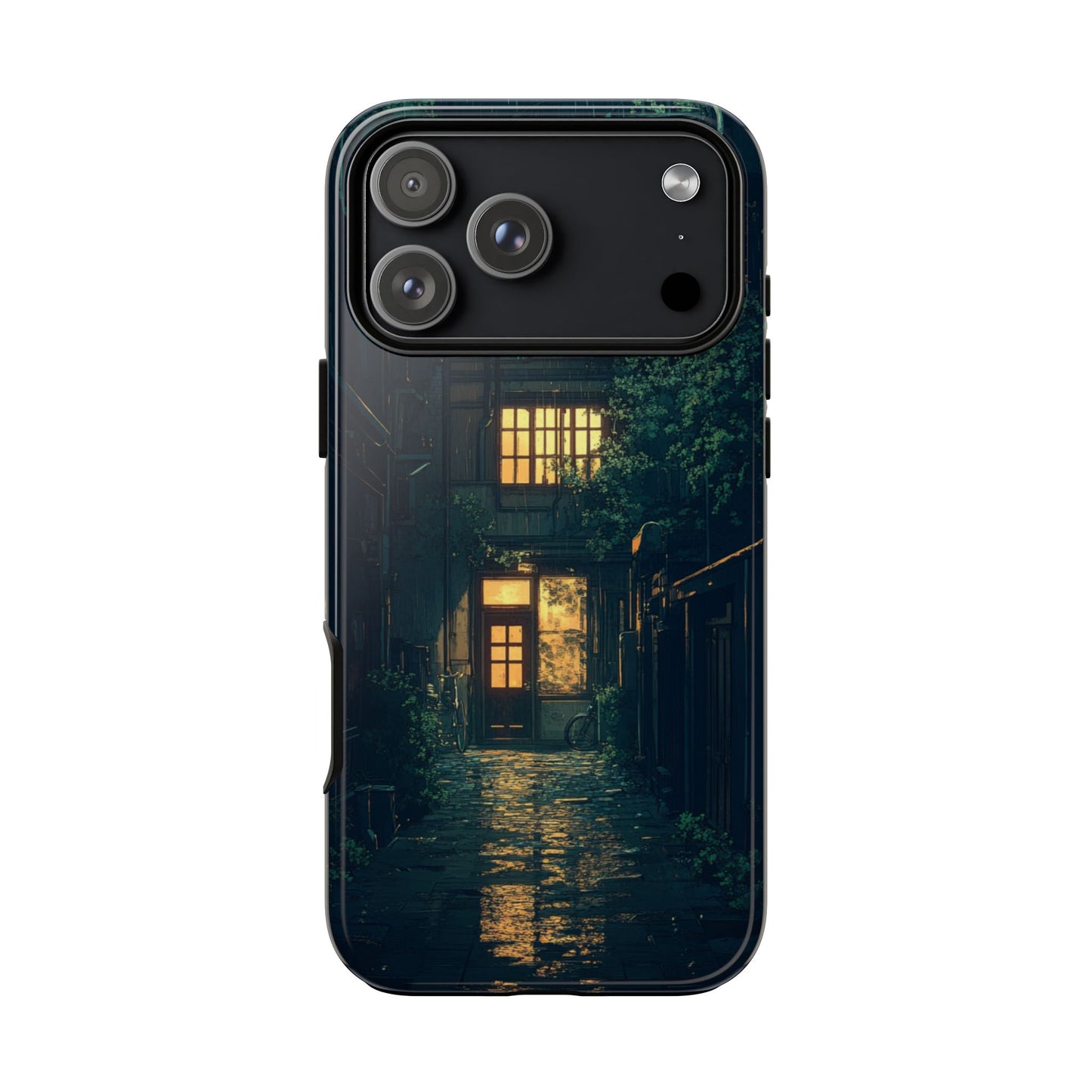 Rainy Alley - Tough iPhone Case