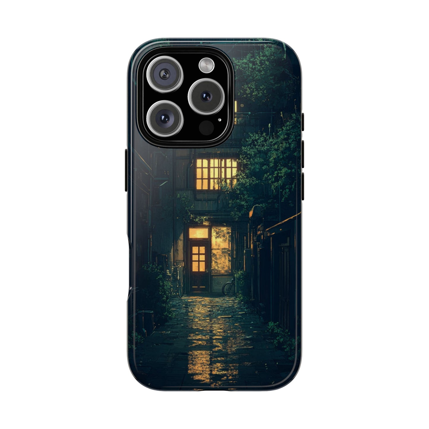 Rainy Alley - Tough iPhone Case