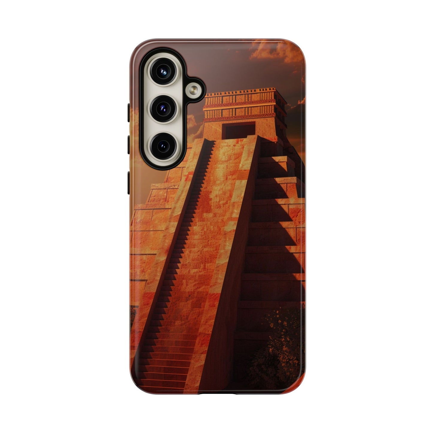 Mayan Pyramid Twilight Phone Case – iPhone, Google Pixel, Samsung Galaxy