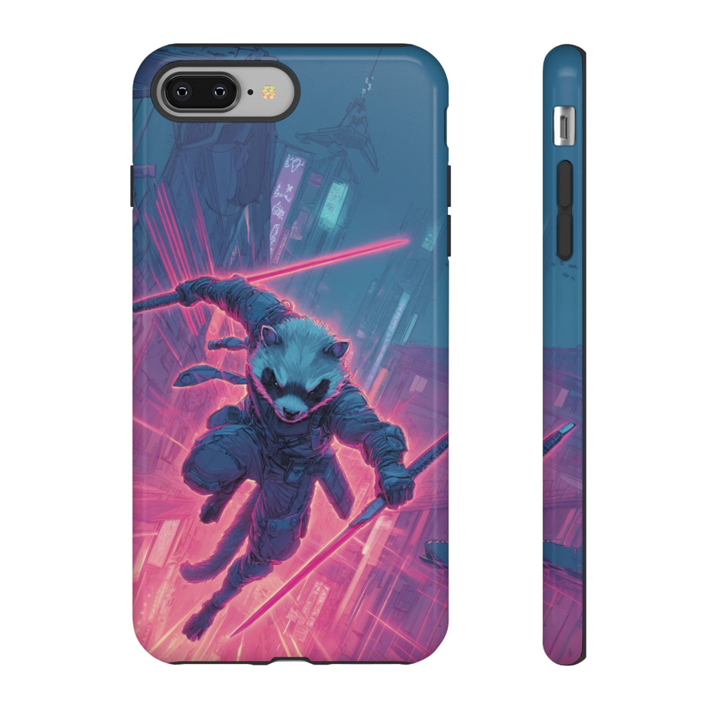Cyberpunk Ferret - Tough iPhone Case
