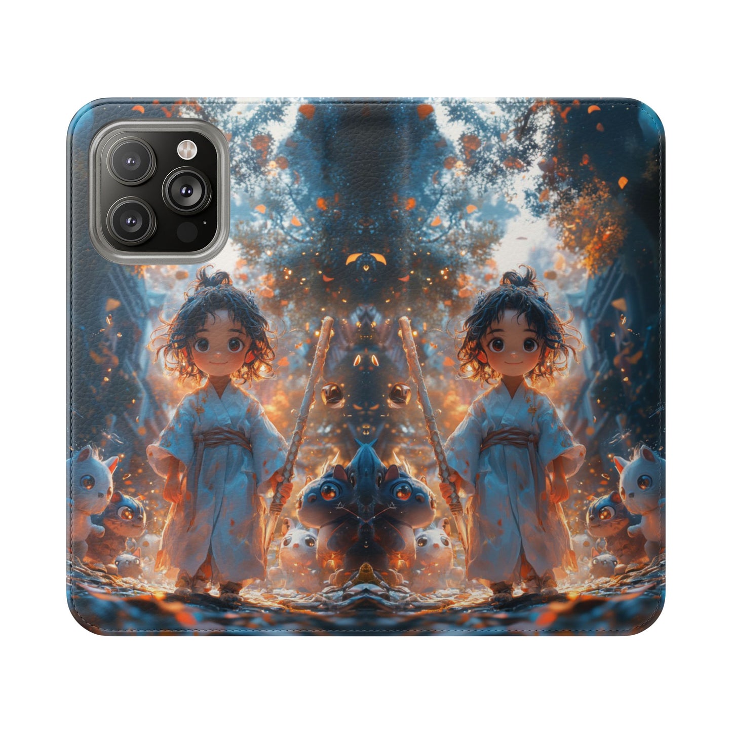 Forest Spirit Child - Wallet Flip Case