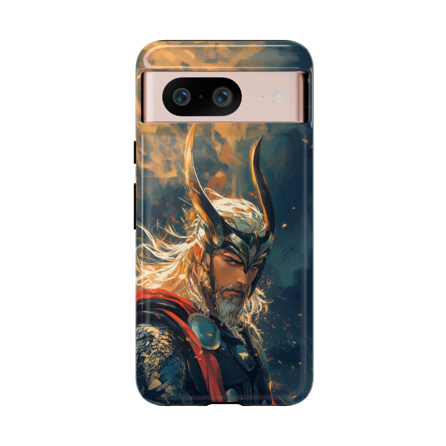 Storm-Bringer: Epic Thor Anime-Style Phone Case - iPhone, Google Pixel, Samsung