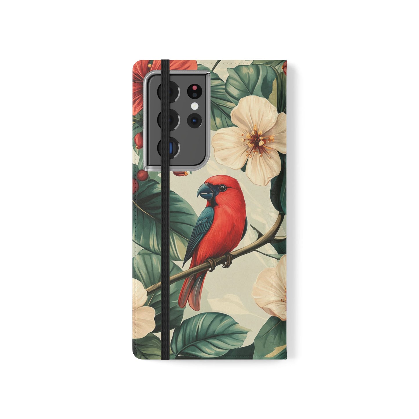 Scarlet Songbird - Wallet Flip Case