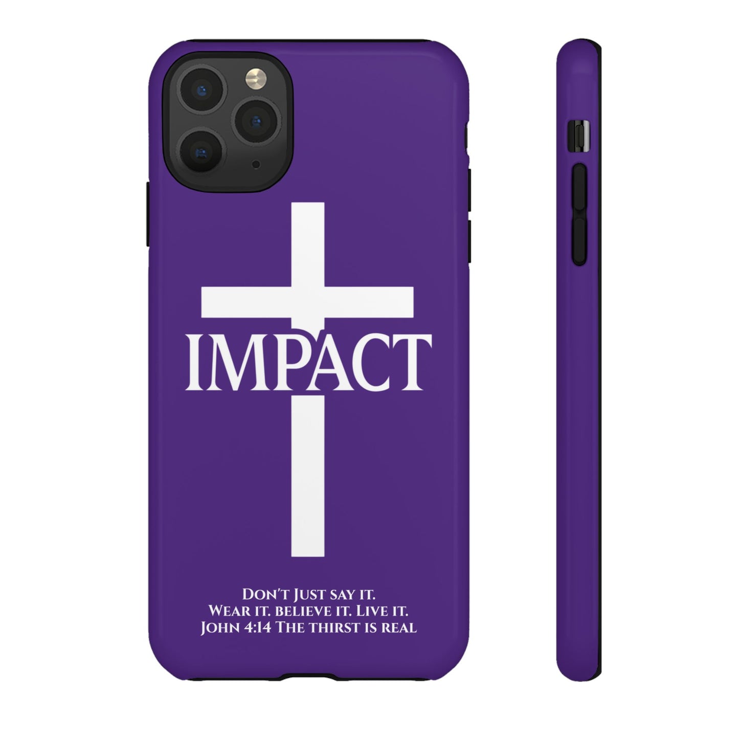 Impact Purple - Tough iPhone Case