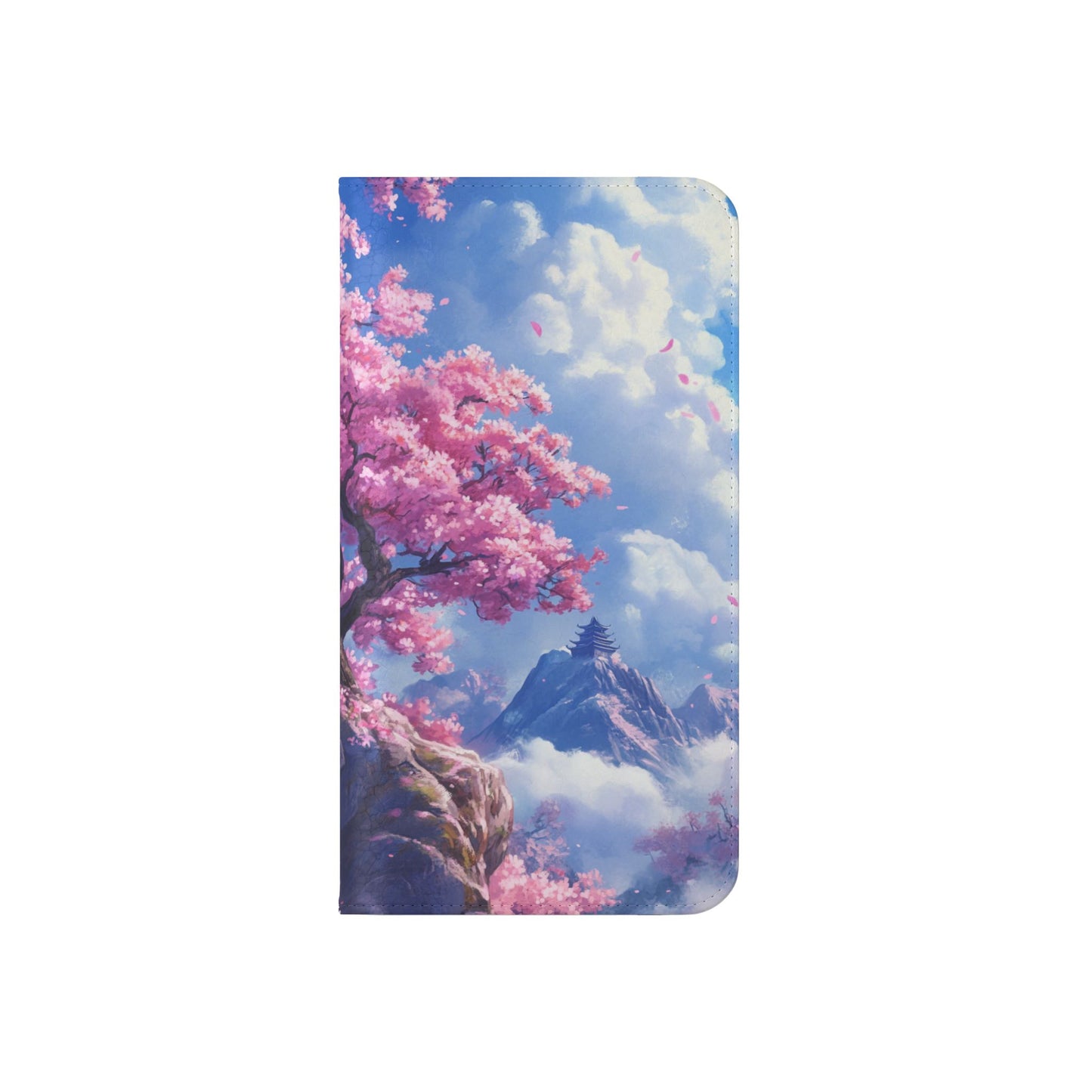 Sakura Sky Temple - Wallet Flip Case