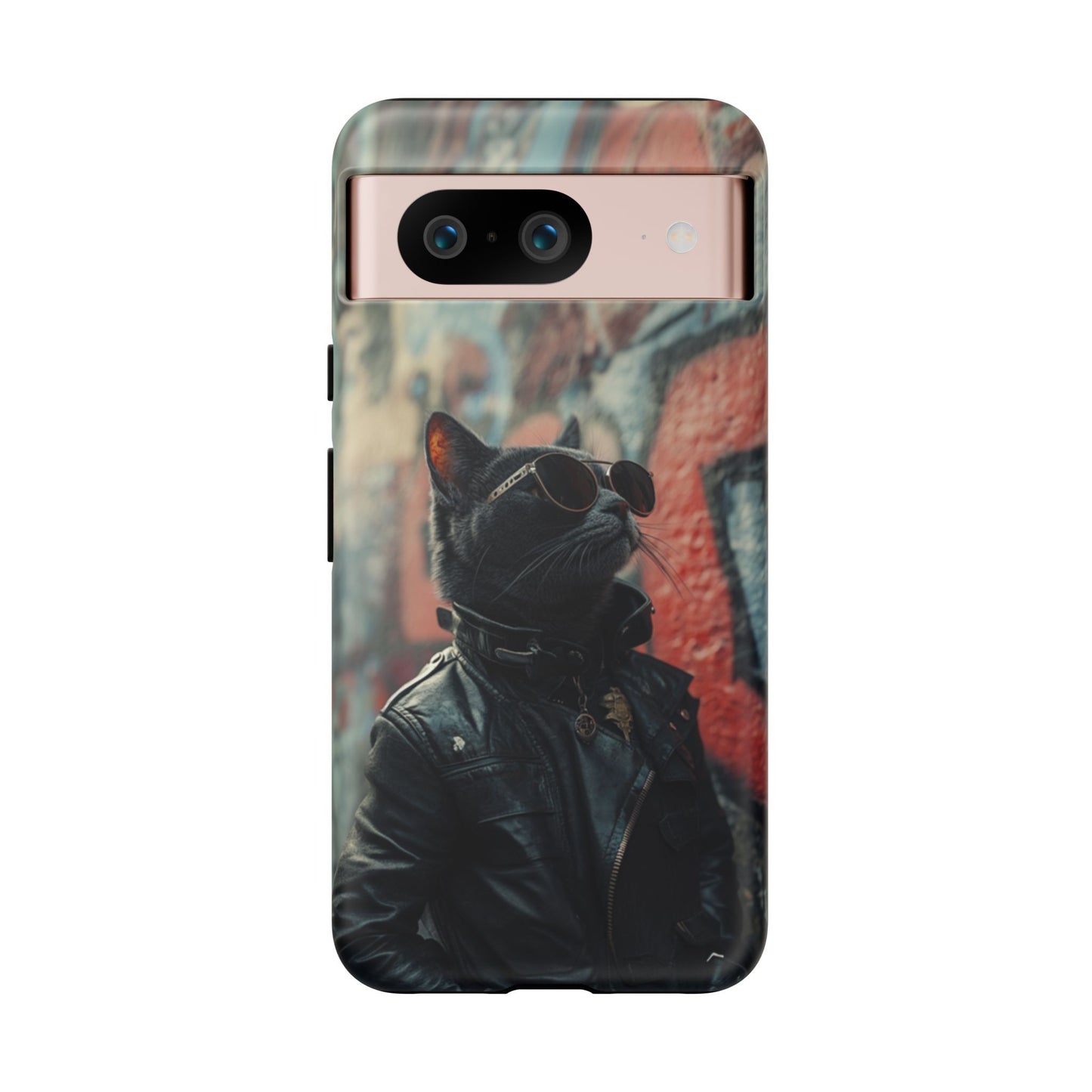 Punk Rock Cat Phone Case – iPhone, Google Pixel, Samsung Galaxy