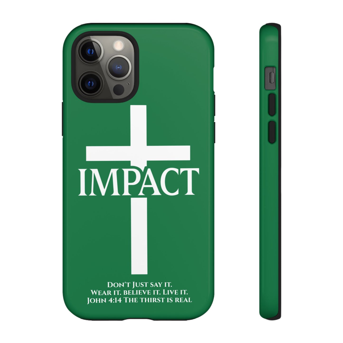 Impact Green - Tough iPhone Case