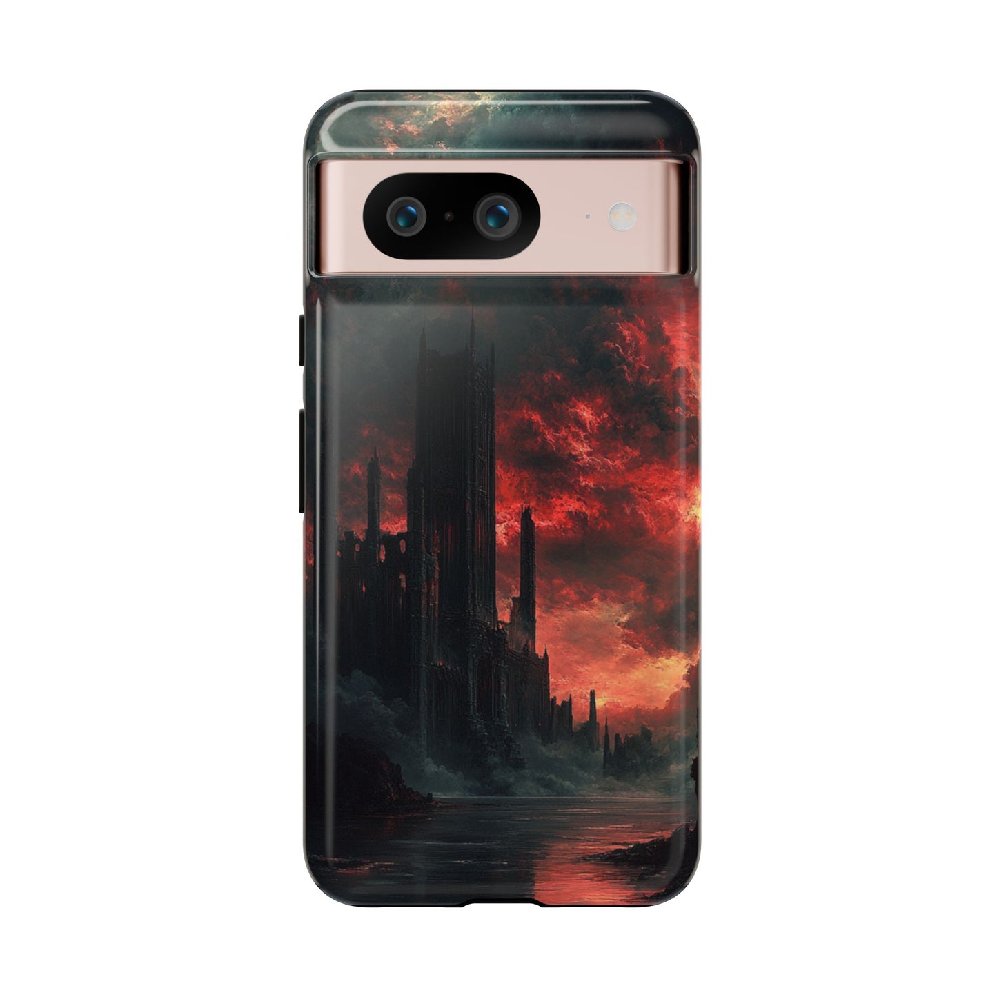 Crimson Dread Citadel – Tough Google Pixel Case