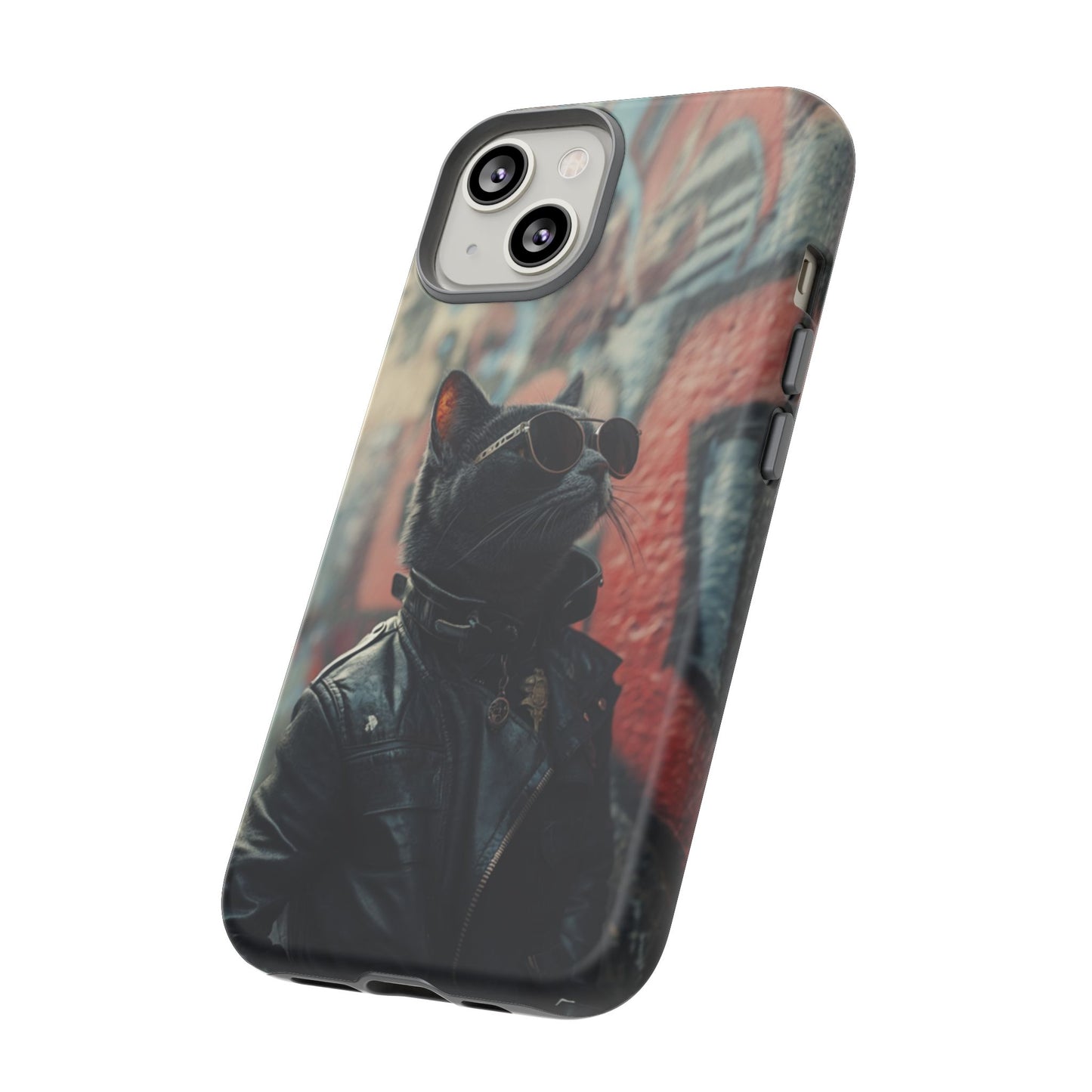 Punk Rock Cat Phone Case – iPhone, Google Pixel, Samsung Galaxy