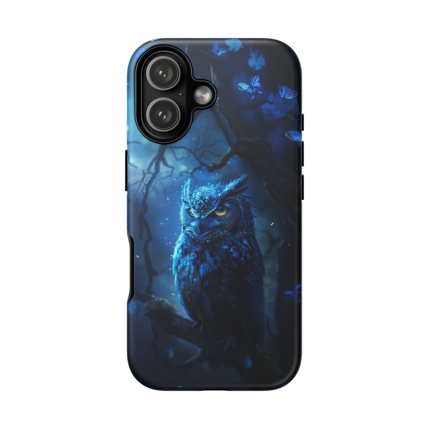 Azure Nocturne Owl – Tough iPhone Case