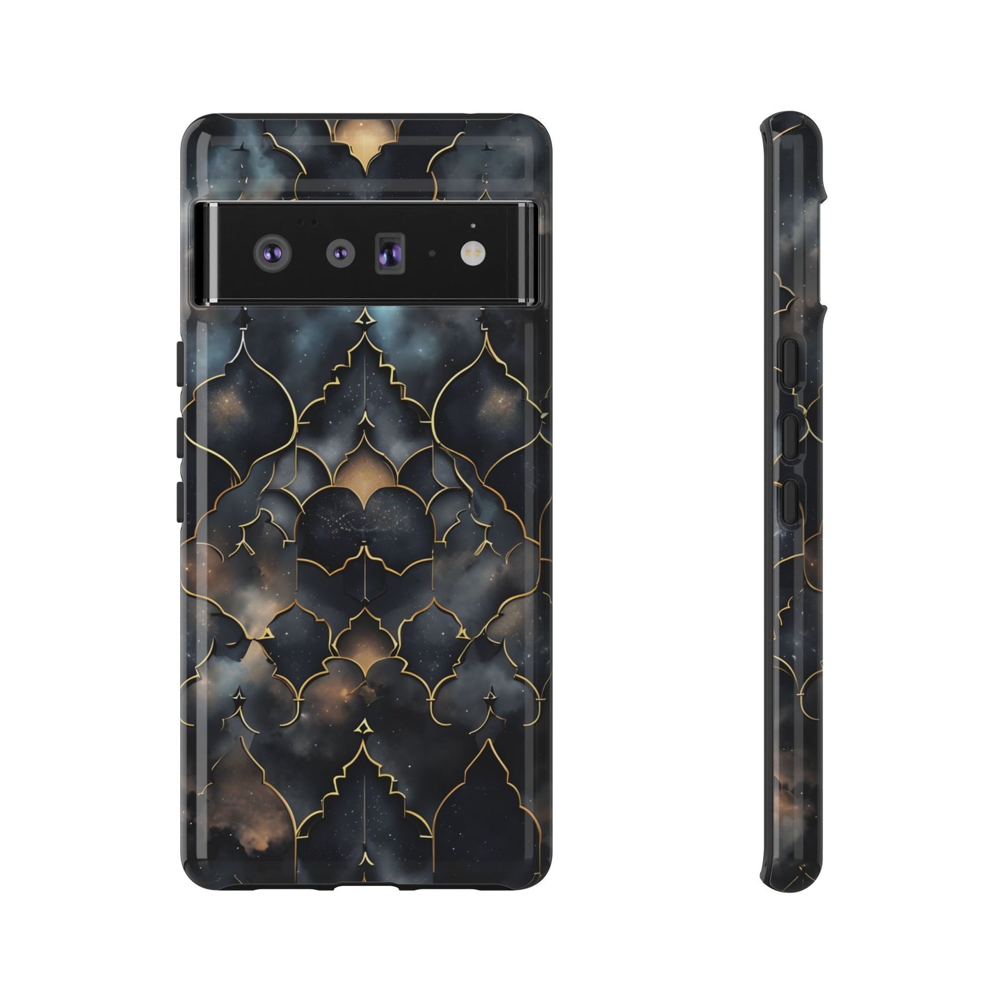 Celestial Mosaic: Cosmic Elegance Phone Case - iPhone, Google Pixel, Samsung Galaxy