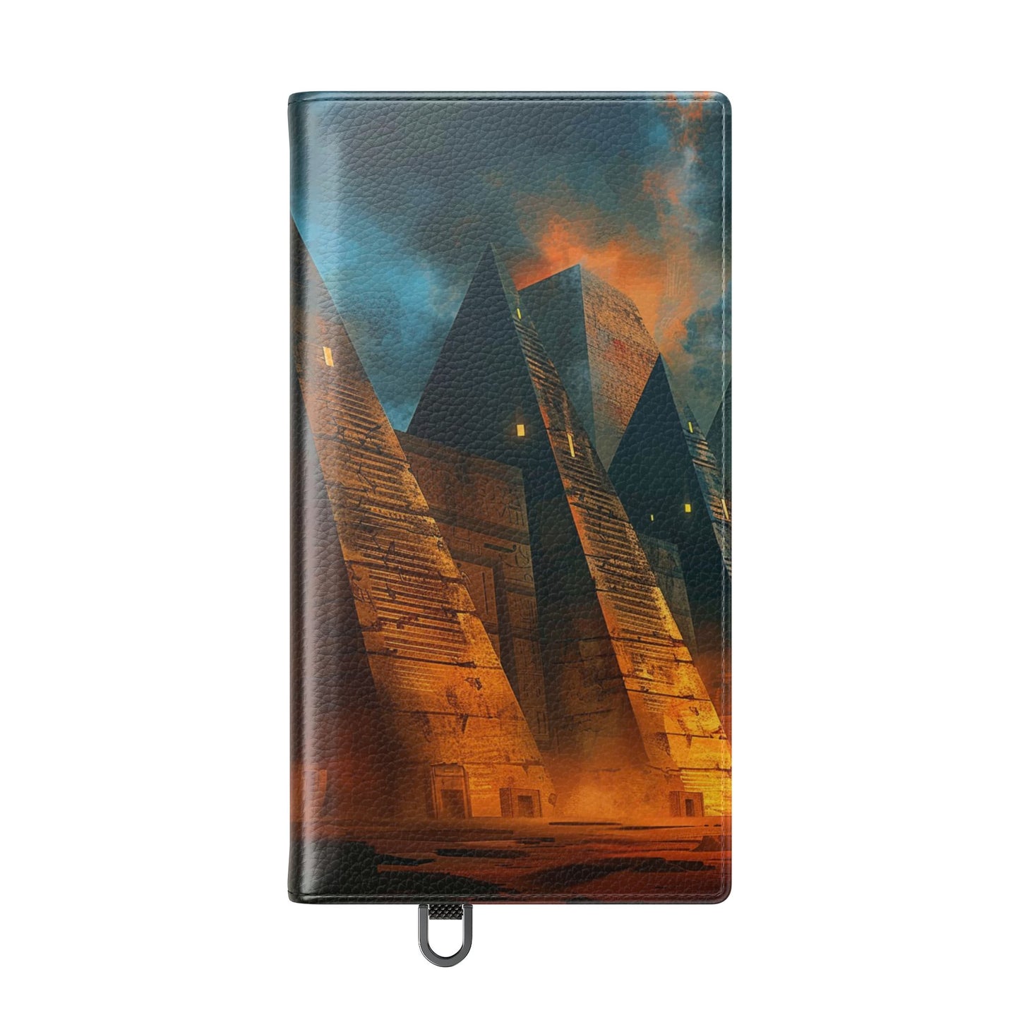Ancient Egyptian Pyramids Sunset - Wallet Flip Case