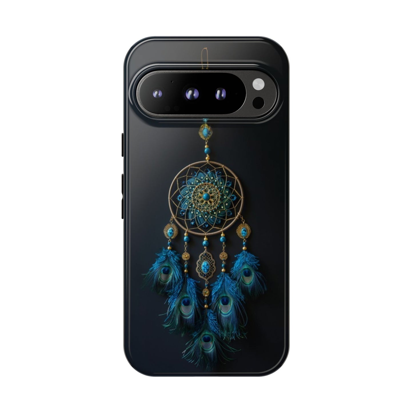 Peacock Feather Dreamcatcher - Tough Google Pixel Case