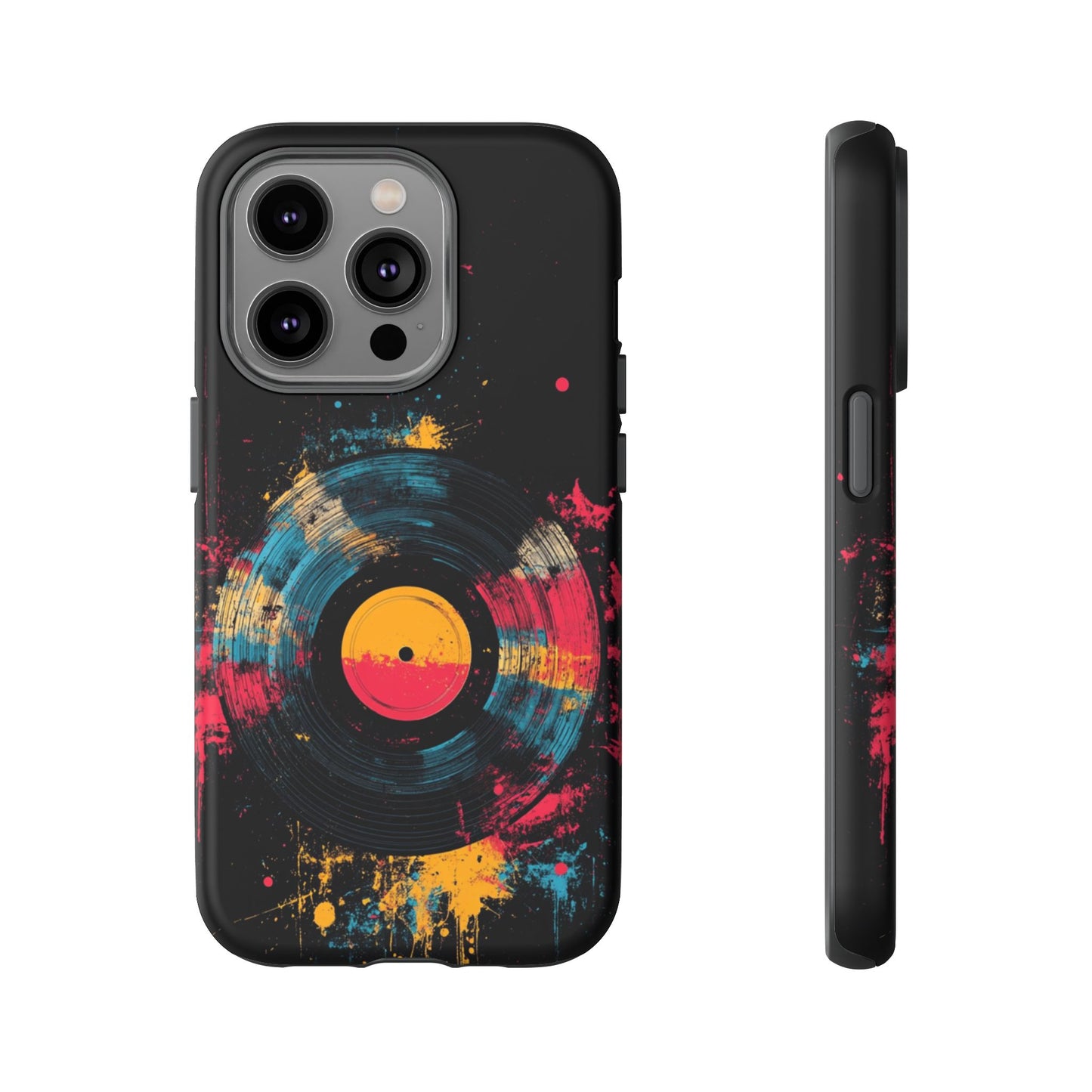 Vibrant Vinyl Record Phone Case - iPhone, Google Pixel, Samsung Galaxy