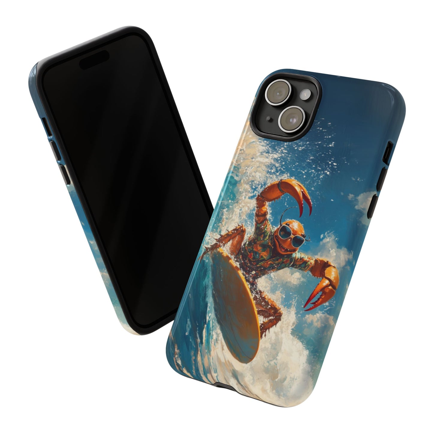 Surfing Crab - Tough iPhone Case