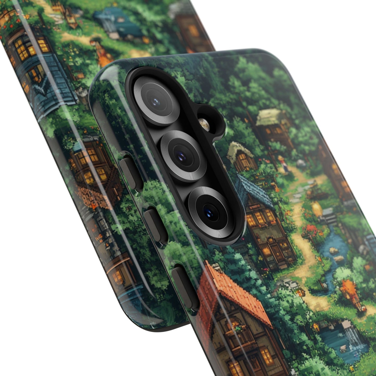 Pixel Forest Hamlet - Tough Samsung Galaxy Case