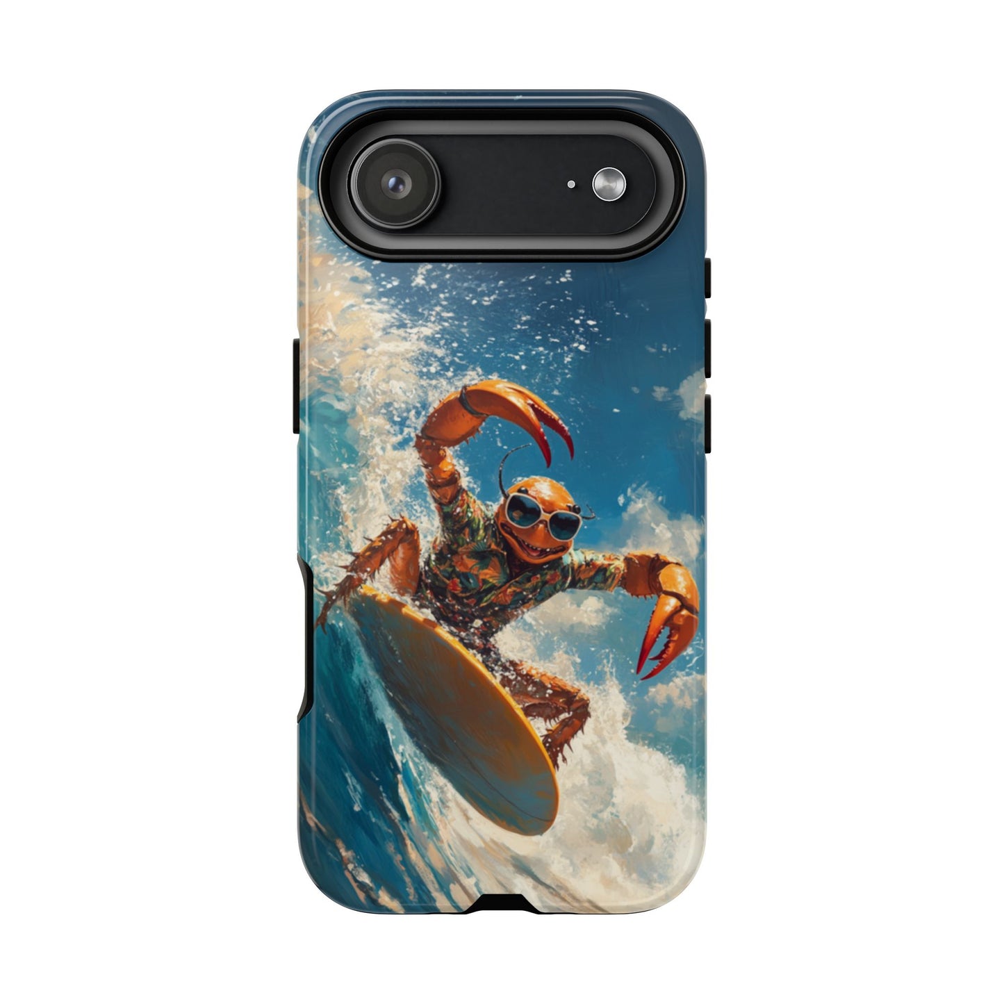 Surfing Crab - Tough iPhone Case