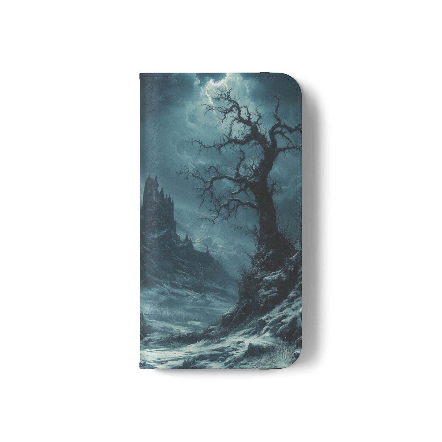 Stormy Castle - Wallet Flip Case