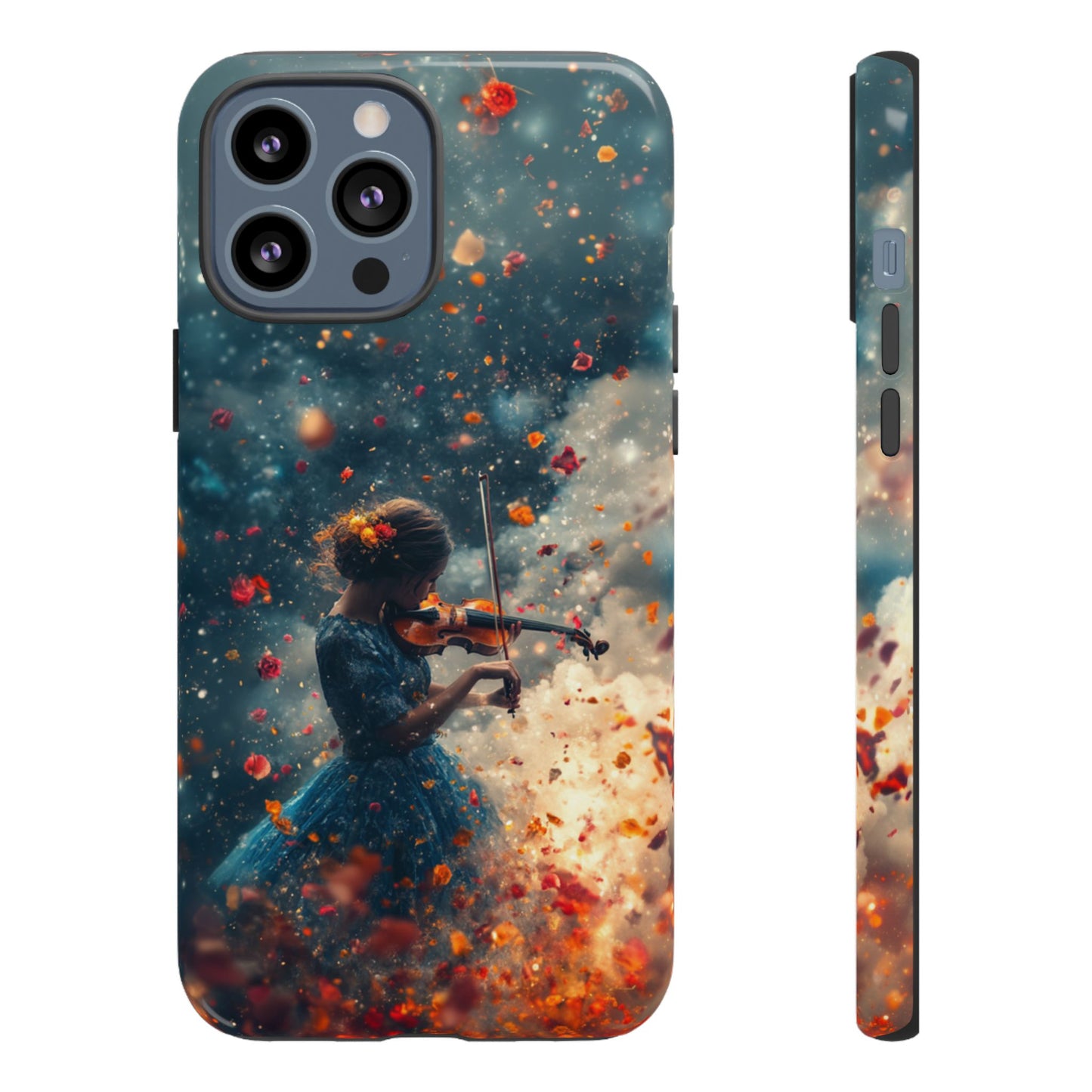 Petal Breeze Violinist Phone Case - iPhone, Google Pixel, Samsung Galaxy