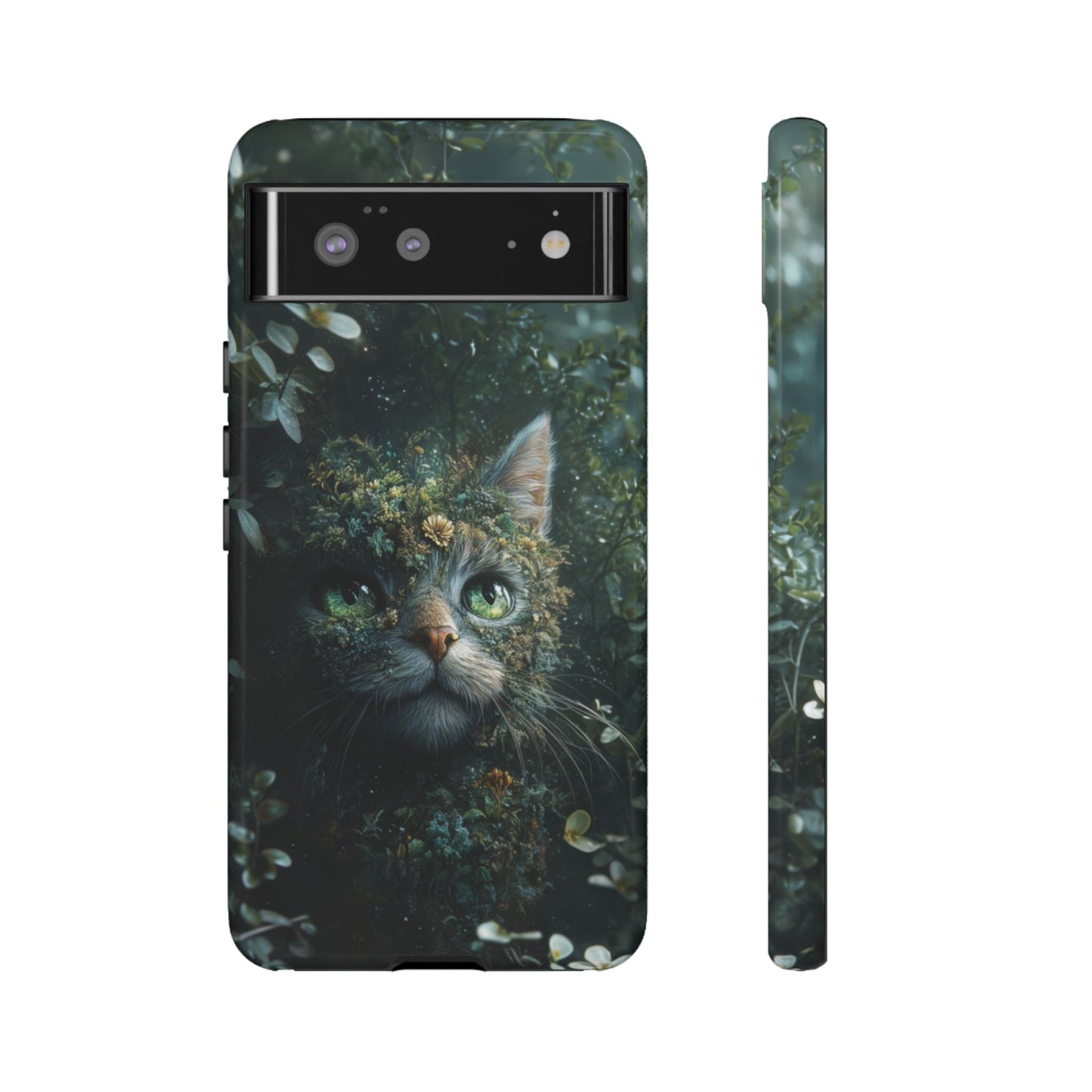 Forest Fantasy Cat Phone Case – iPhone, Google Pixel, Samsung Galaxy