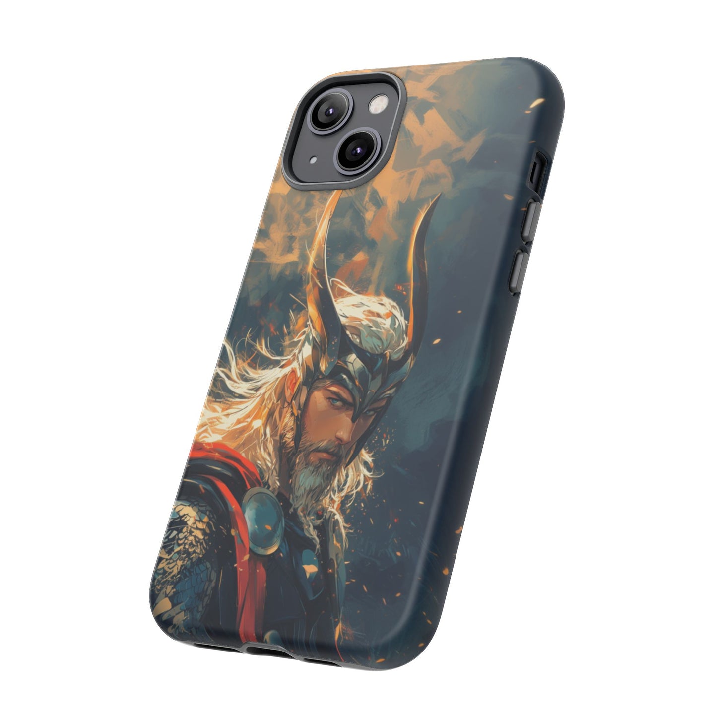 Storm-Bringer: Epic Thor Anime-Style Phone Case - iPhone, Google Pixel, Samsung