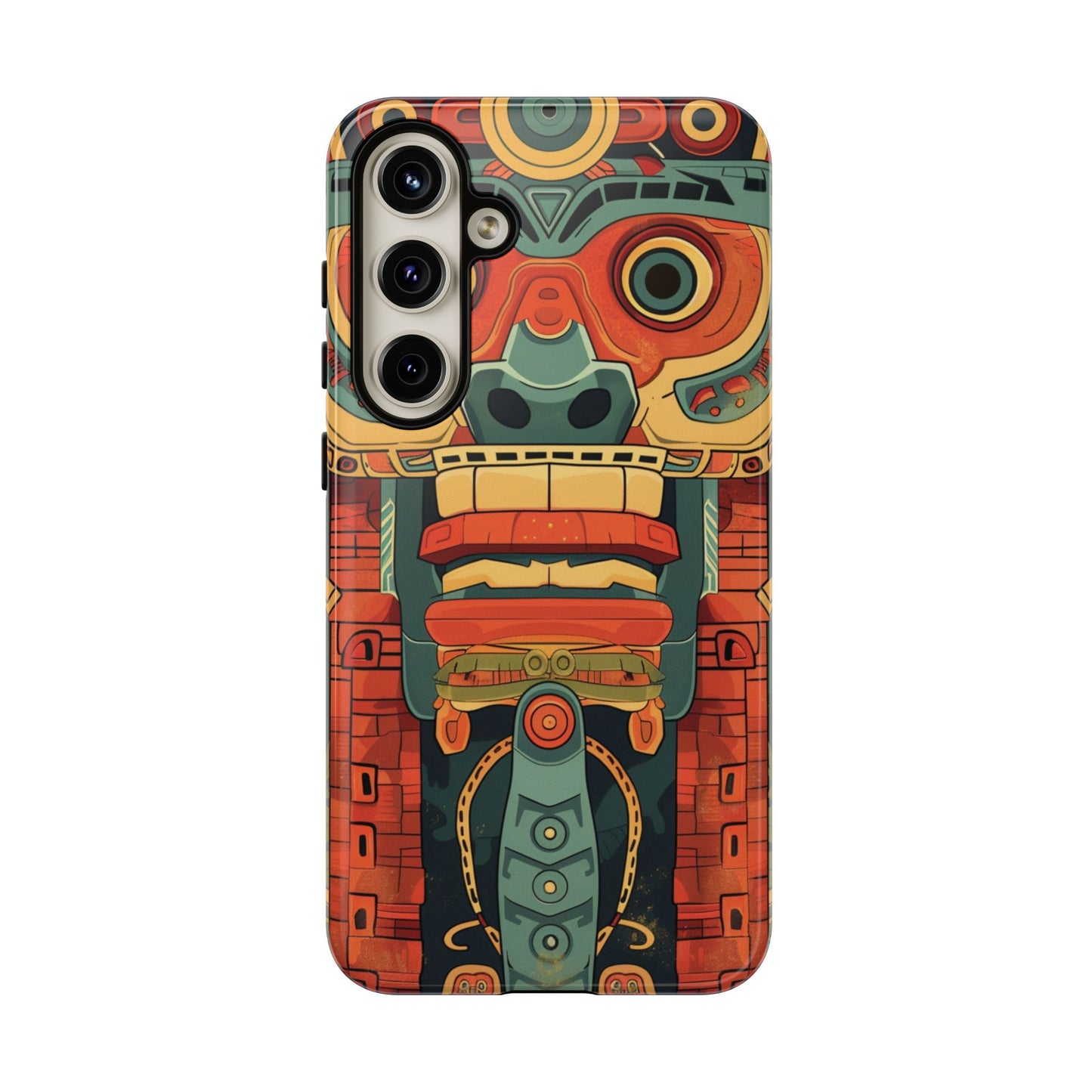 Vivid Ancient Glyphs Phone Case - iPhone, Google Pixel, Samsung