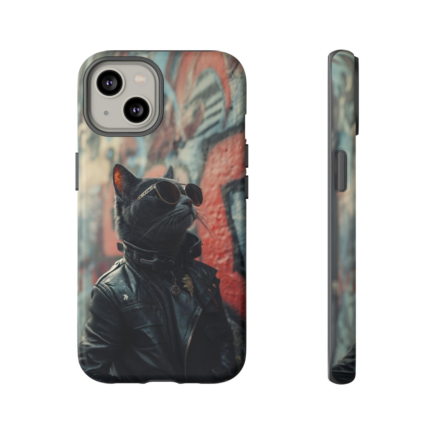 Punk Rock Cat Phone Case – iPhone, Google Pixel, Samsung Galaxy