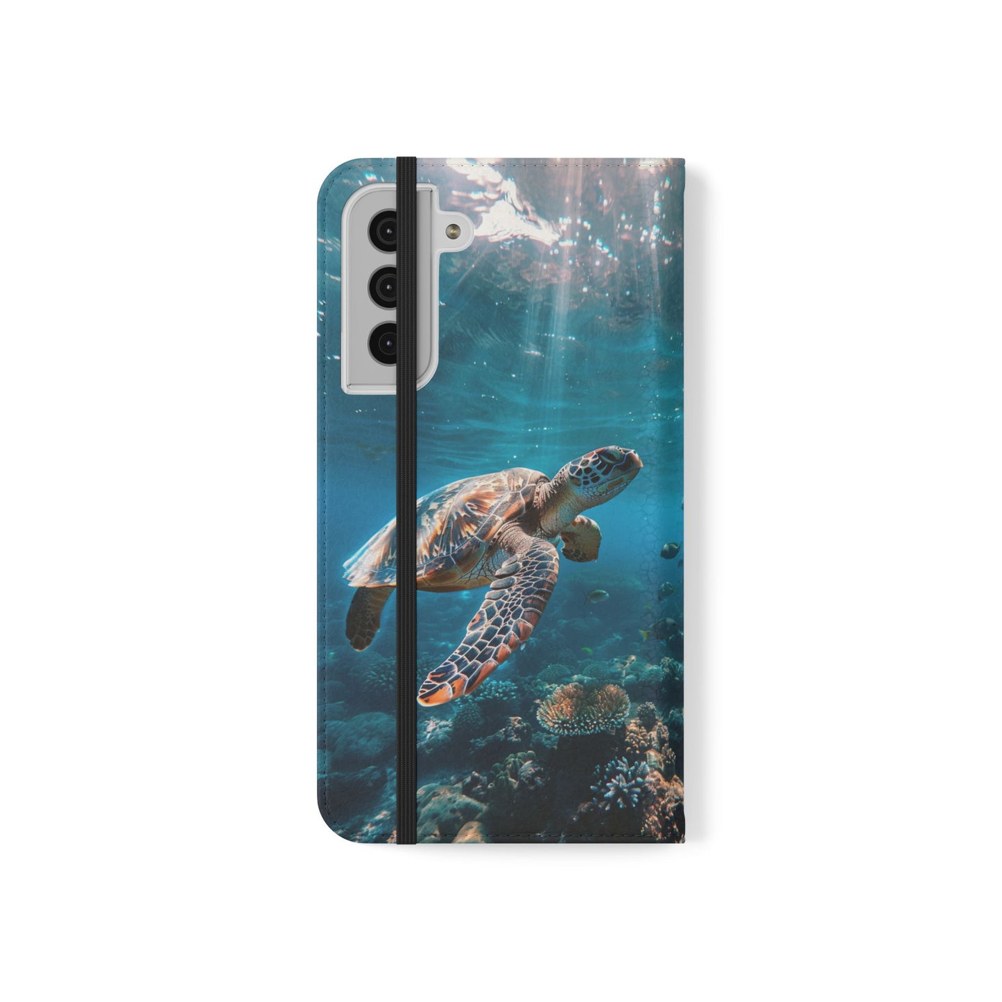 Ocean Guardian Sea Turtle - Wallet Flip Case