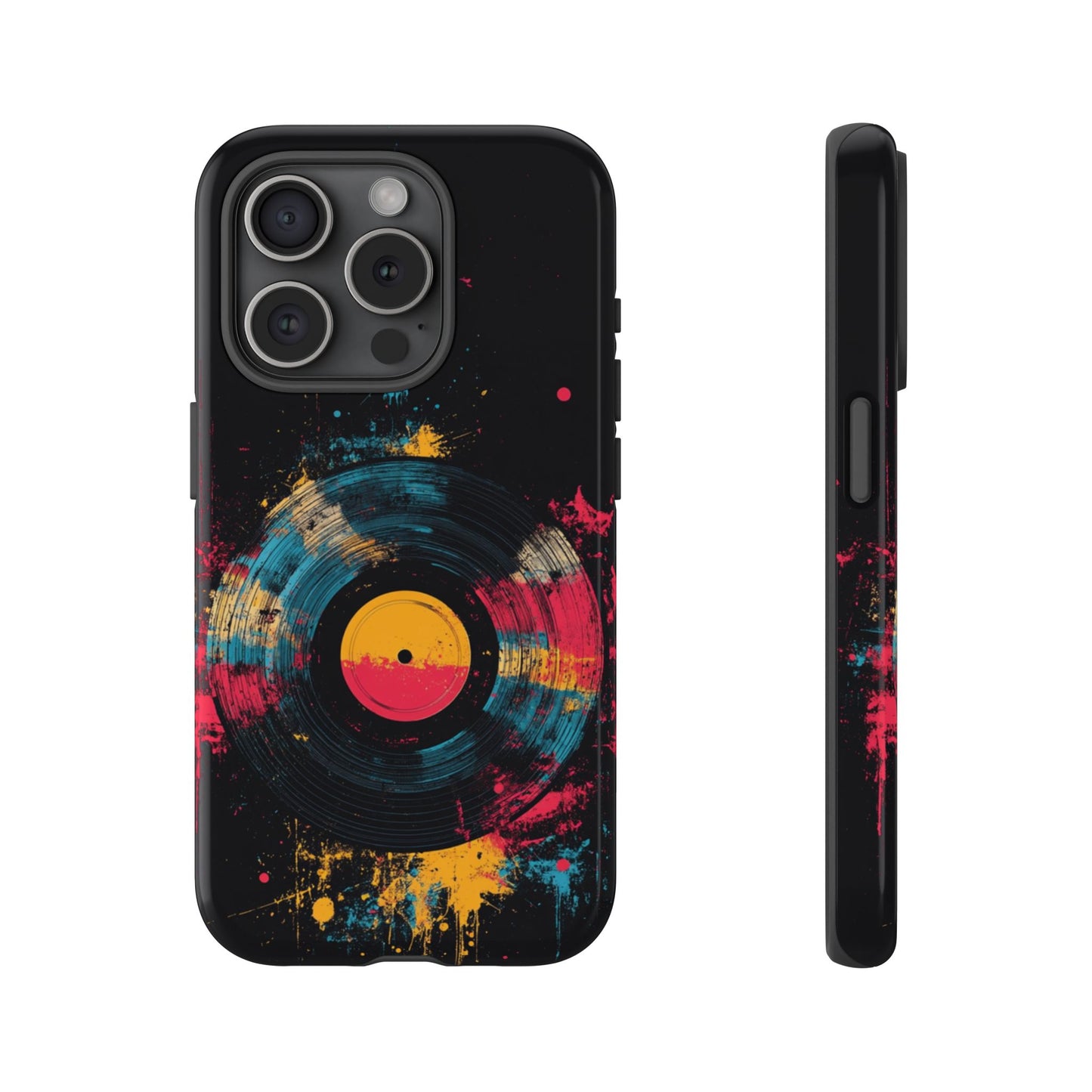 Vibrant Vinyl Record Phone Case - iPhone, Google Pixel, Samsung Galaxy