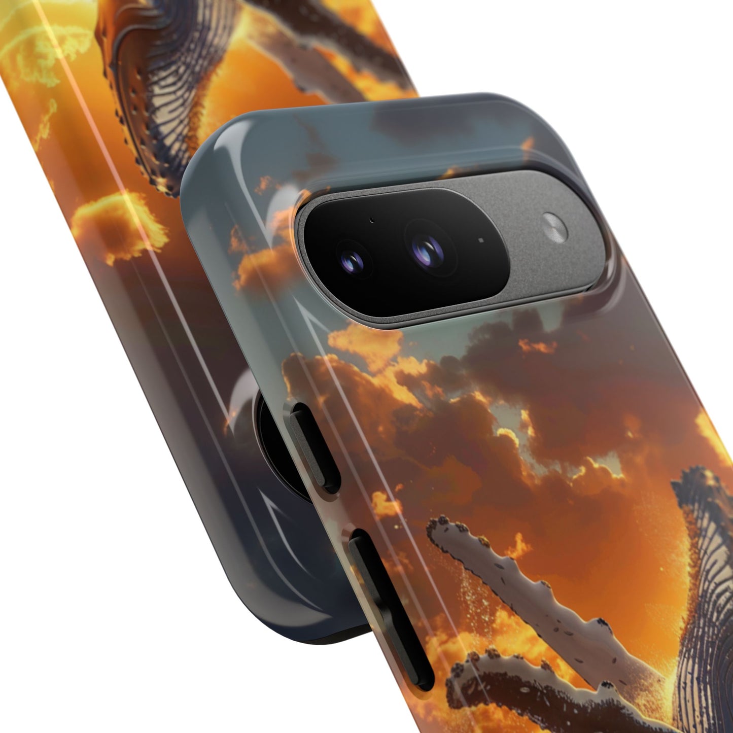 Sunset Breach Whale – Tough Google Pixel Case