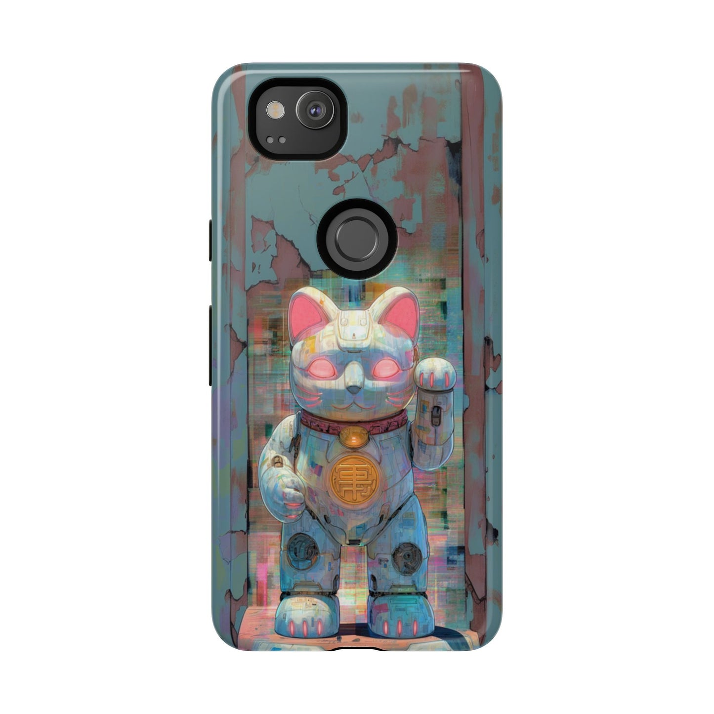 Cyber Lucky Cat - Tough Google Pixel Case