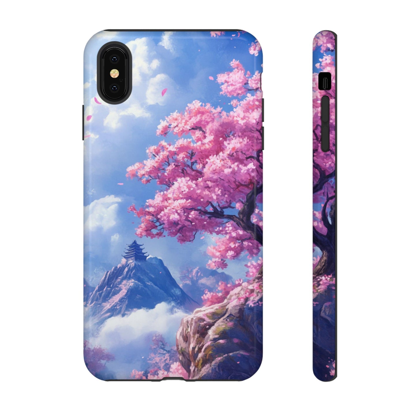 Sakura Sky Temple - Tough iPhone Case