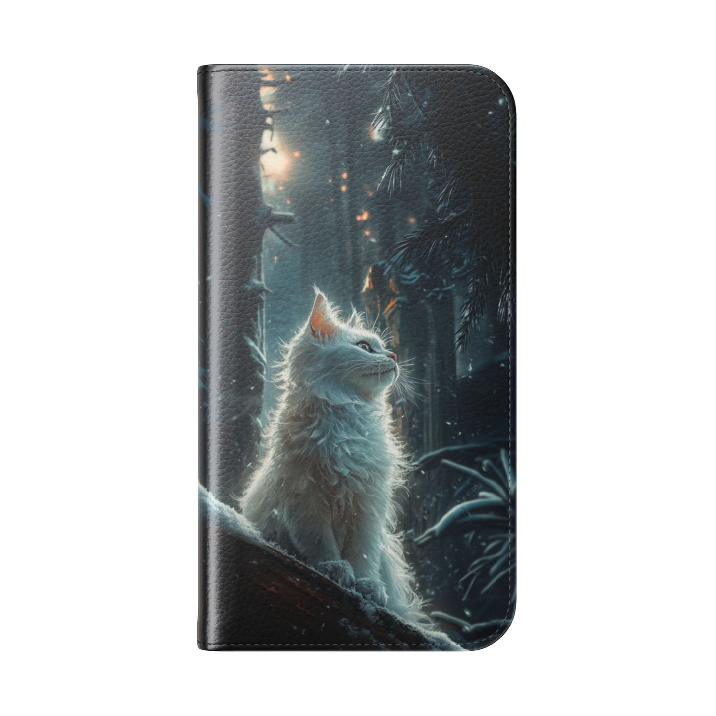 Winter Spirit Cat - Wallet Flip Case