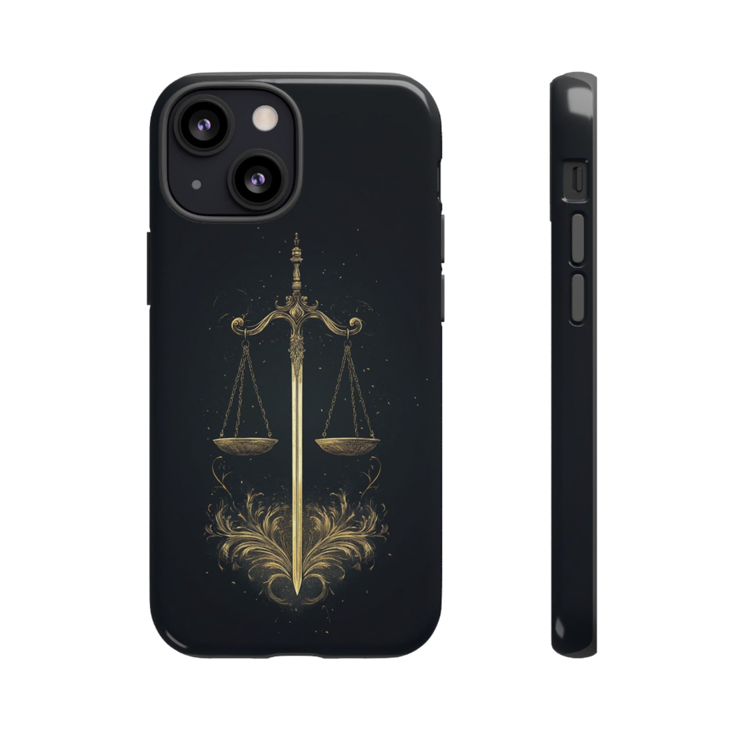 Libra Gilded Balance – Tough iPhone Case