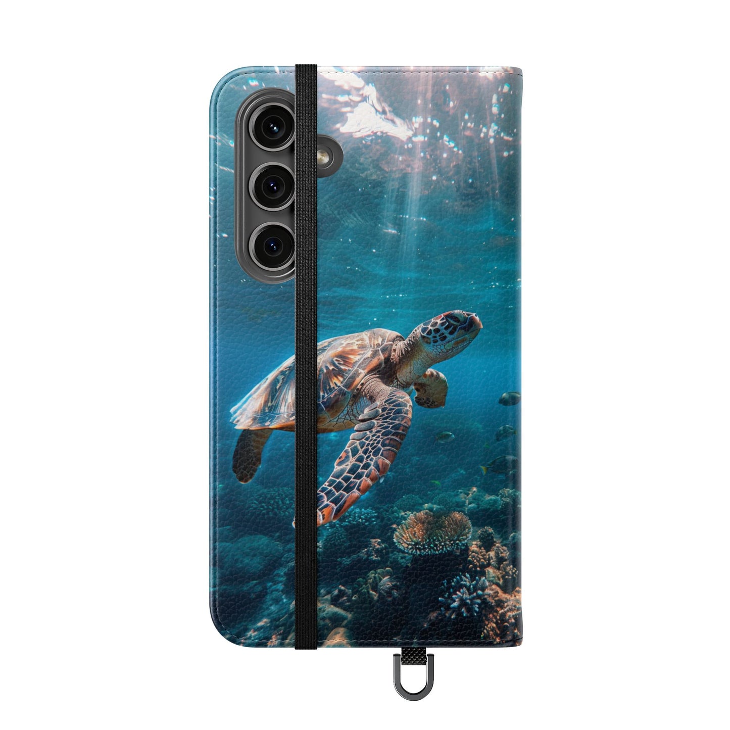 Ocean Guardian Sea Turtle - Wallet Flip Case