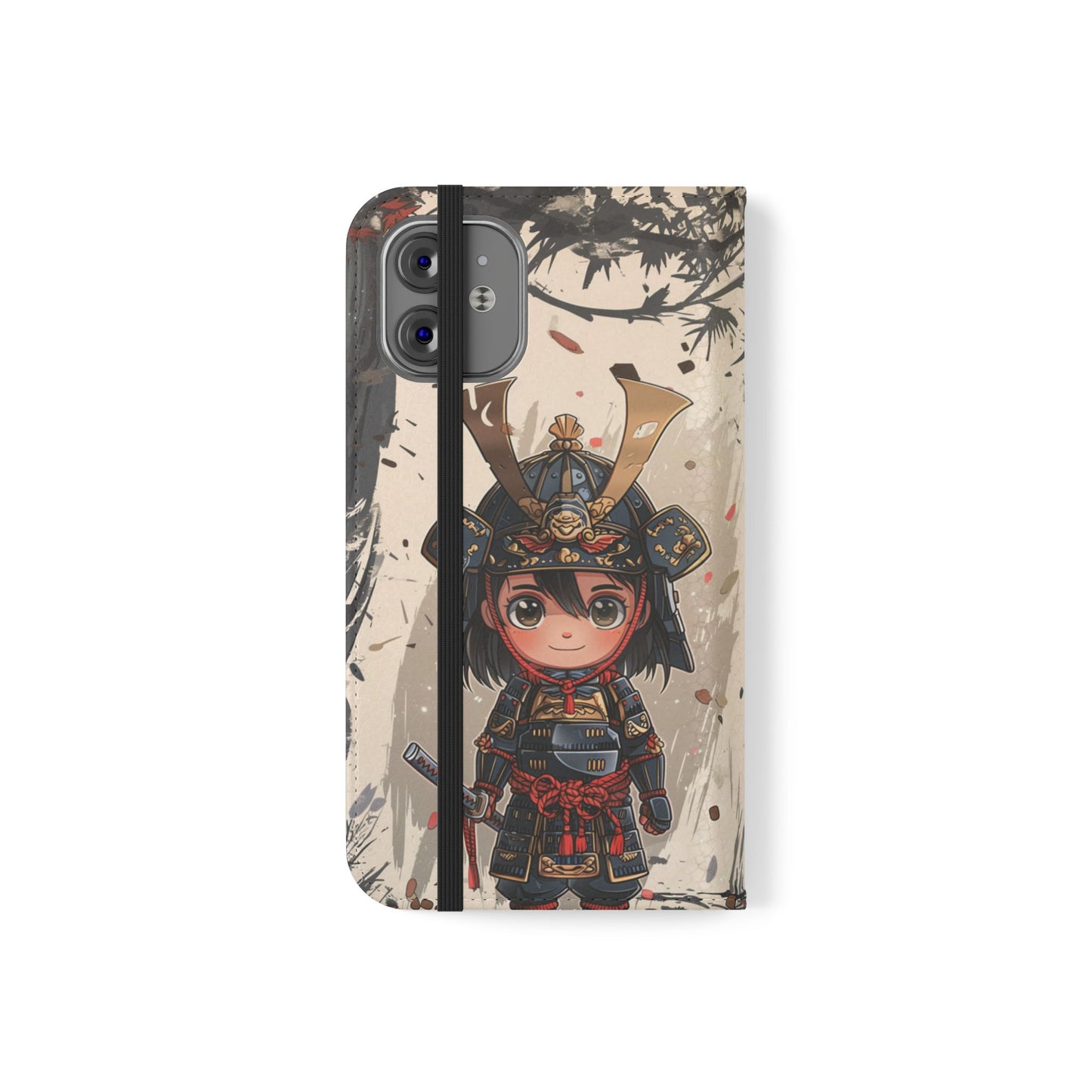 Chibi Samurai - Wallet Flip Case
