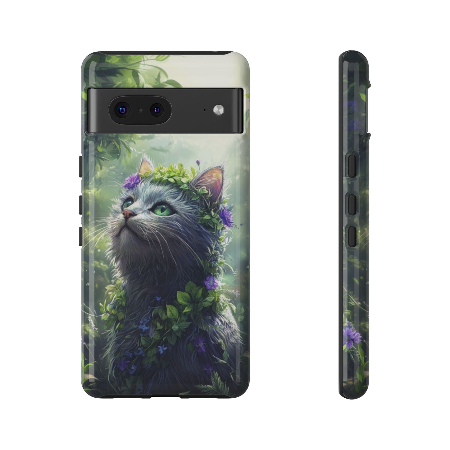 Nature’s Guardian Cat Phone Case – iPhone, Google Pixel, Samsung Galaxy