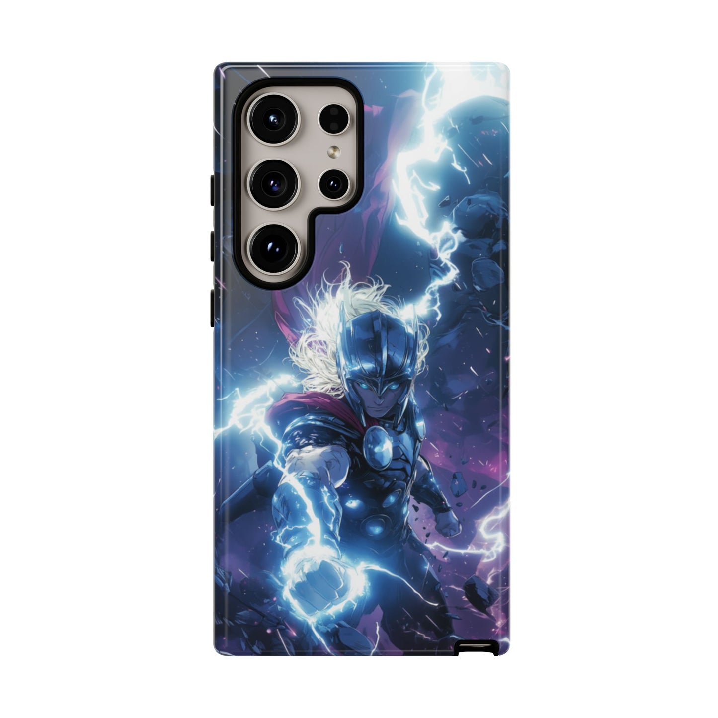 Lightning Fury: Thor Anime Action Phone Case - iPhone, Google Pixel, Samsung