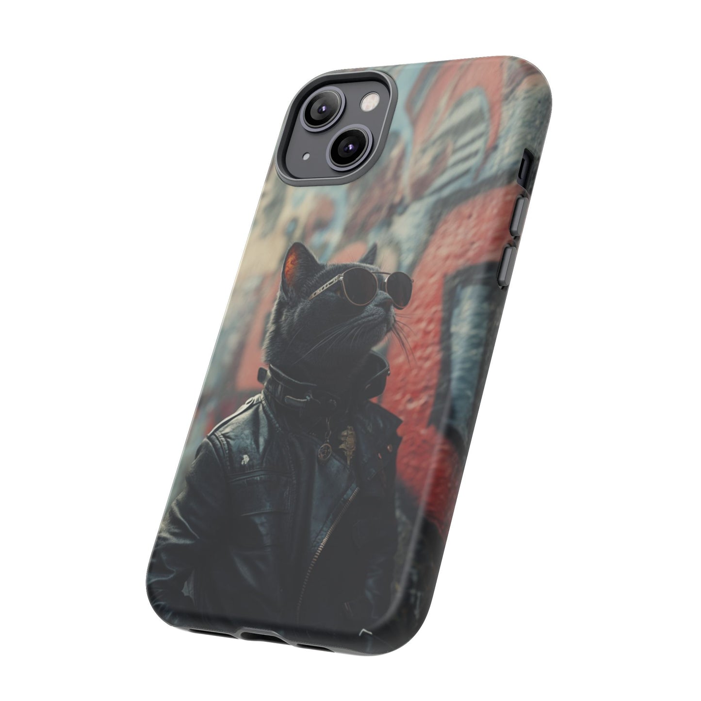 Punk Rock Cat Phone Case – iPhone, Google Pixel, Samsung Galaxy