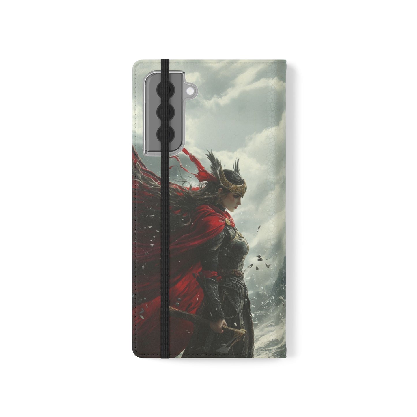 Freya Crimson Valkyrie - Wallet Flip Case