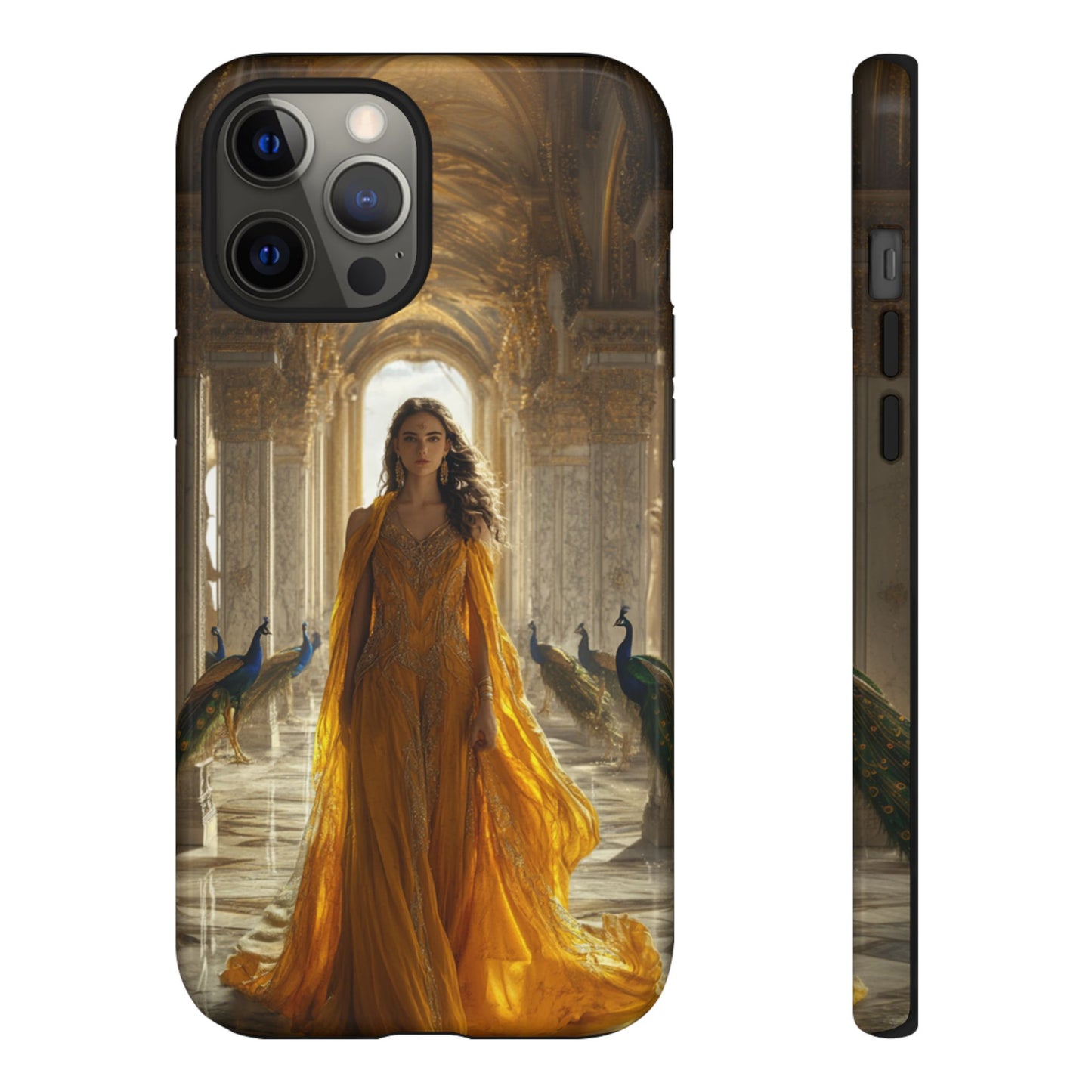 Hera Golden Palace Peacock Goddess - Tough iPhone Case