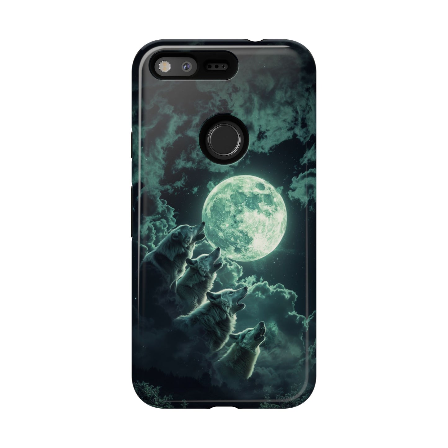 Moonlit Wolf Chorus - Tough Google Pixel Case