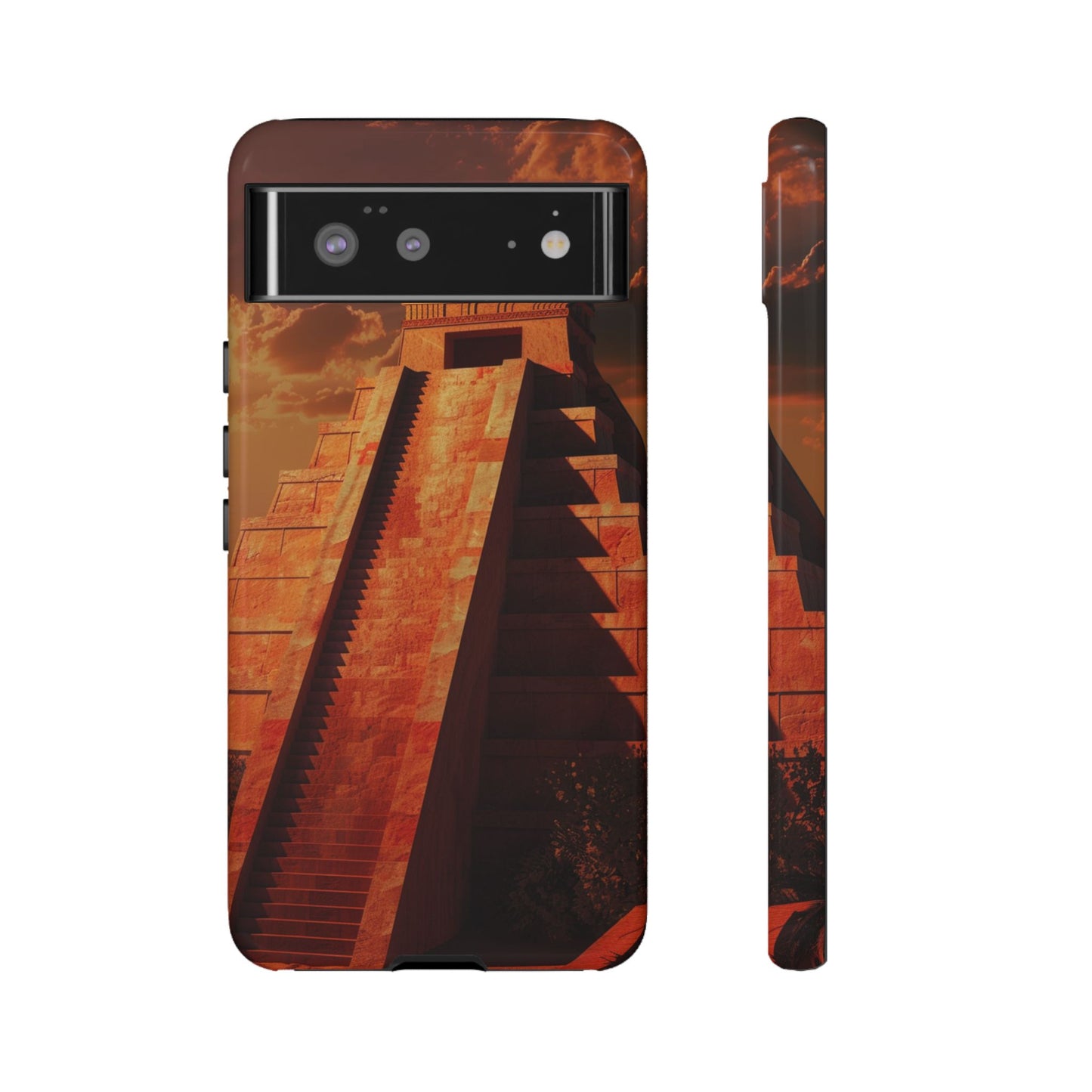 Mayan Pyramid Twilight Phone Case – iPhone, Google Pixel, Samsung Galaxy