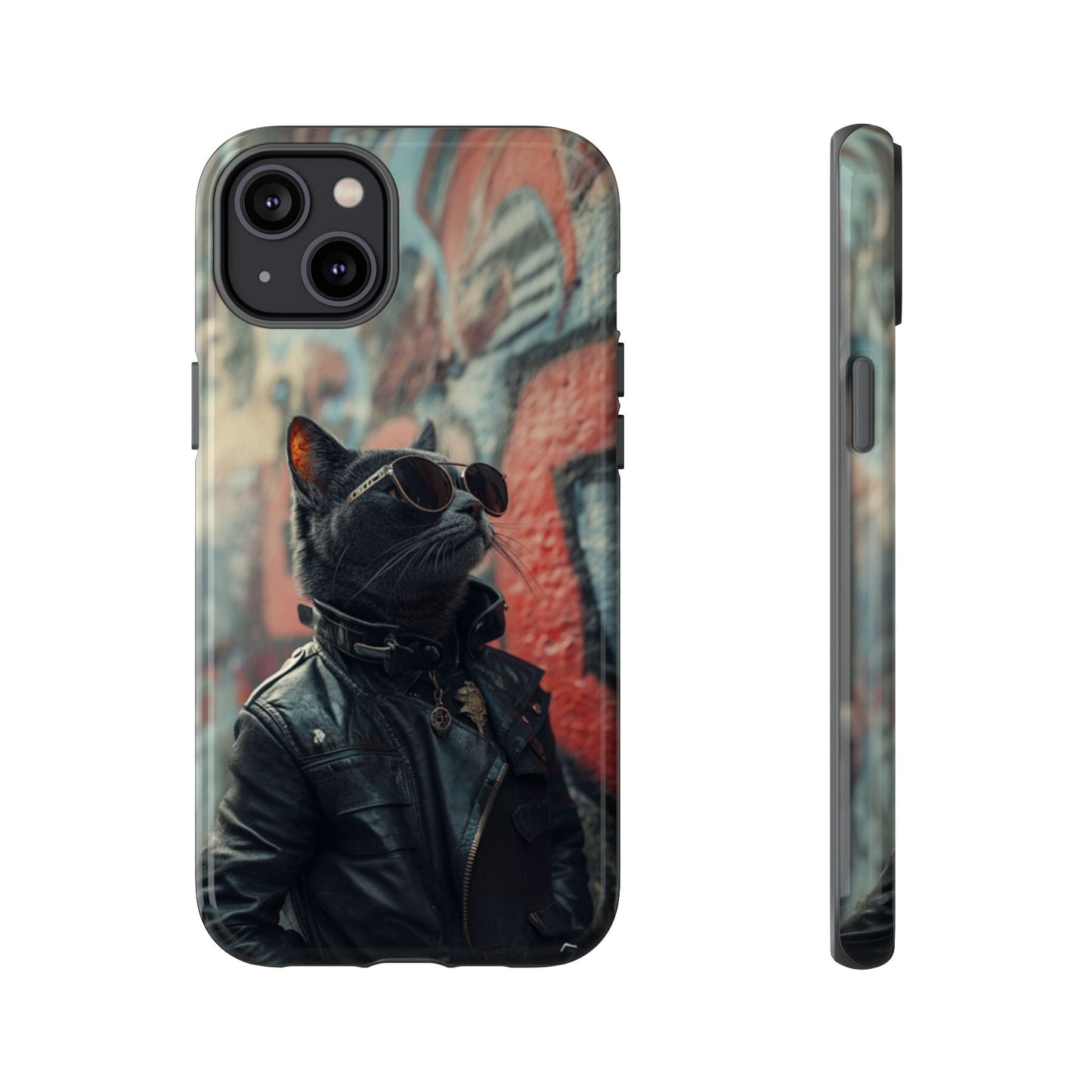 Punk Rock Cat Phone Case – iPhone, Google Pixel, Samsung Galaxy