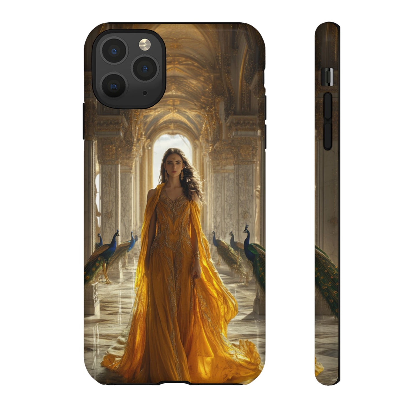 Hera Golden Palace Peacock Goddess - Tough iPhone Case