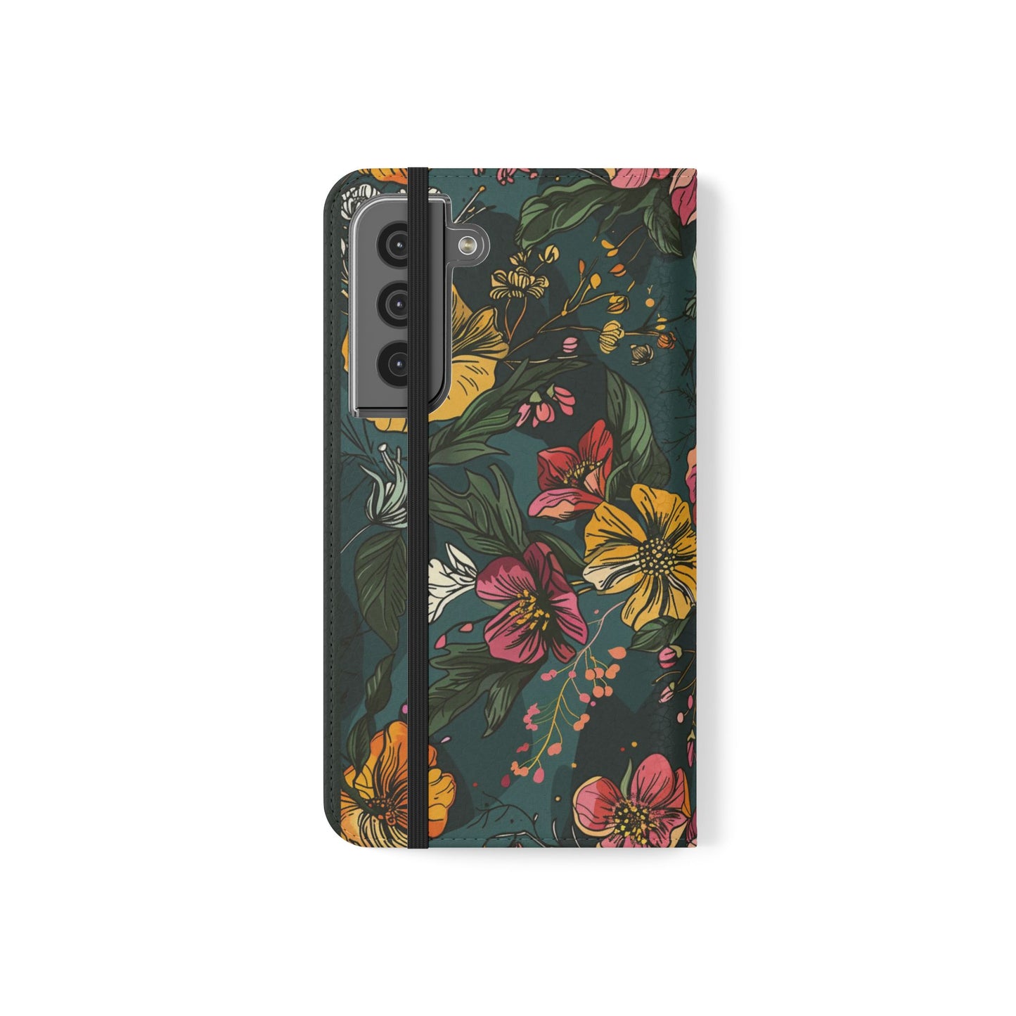 Vintage Floral Bloom - Wallet Flip Case