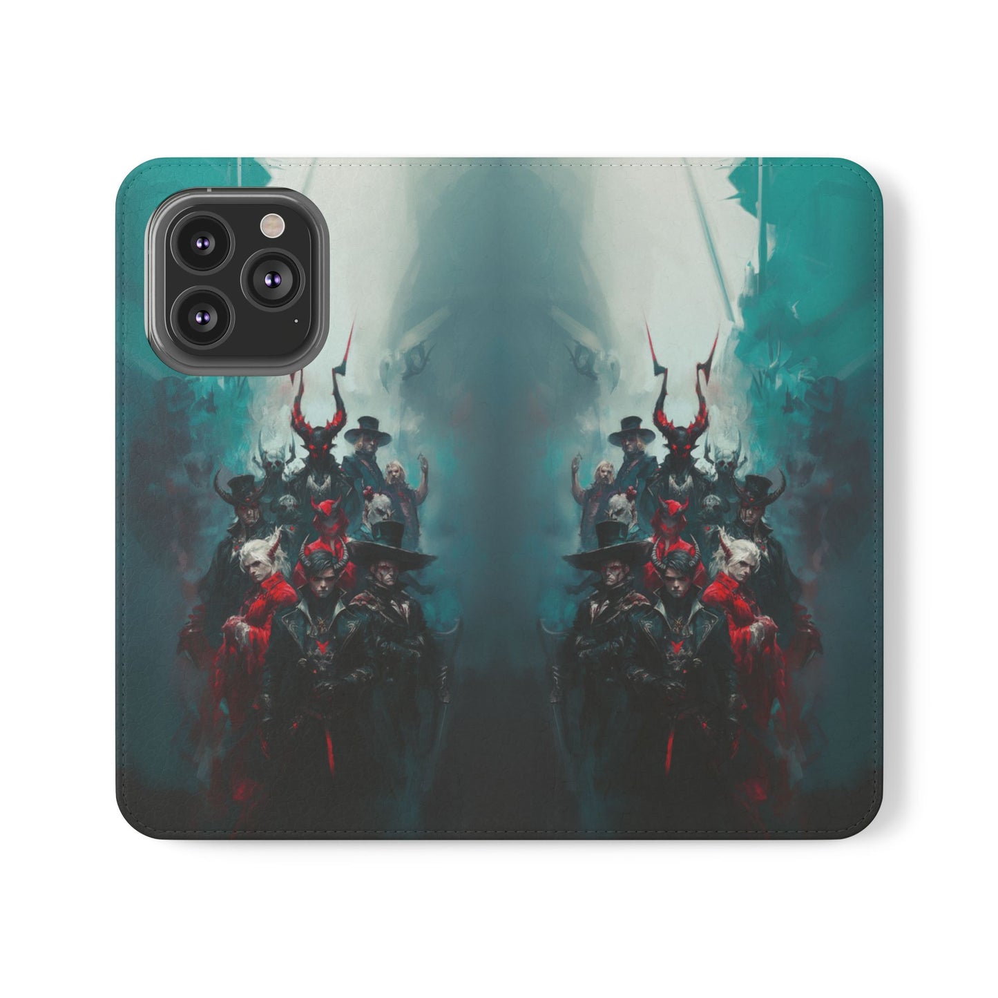 Dark Fantasy Demon Hunters - Wallet Flip Case