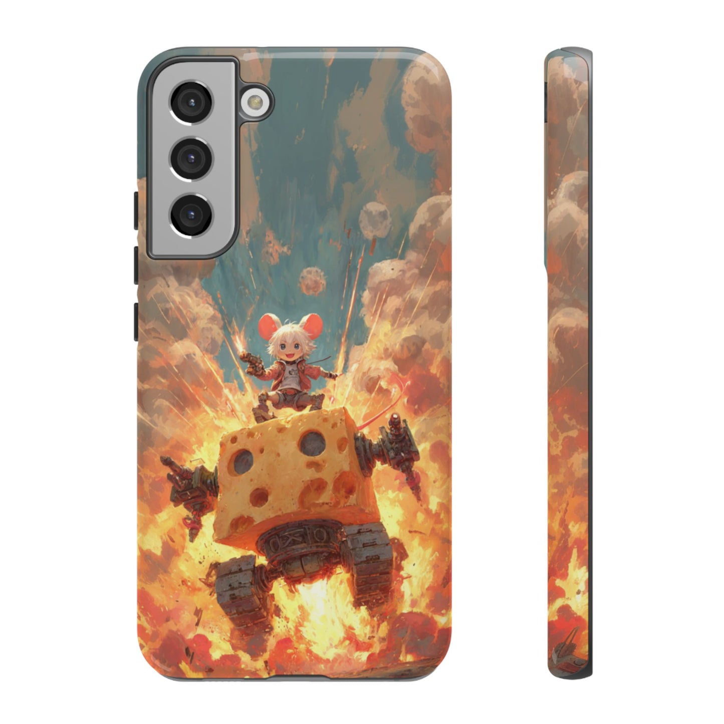 Battle Tank Mouse - Tough Samsung Galaxy Case