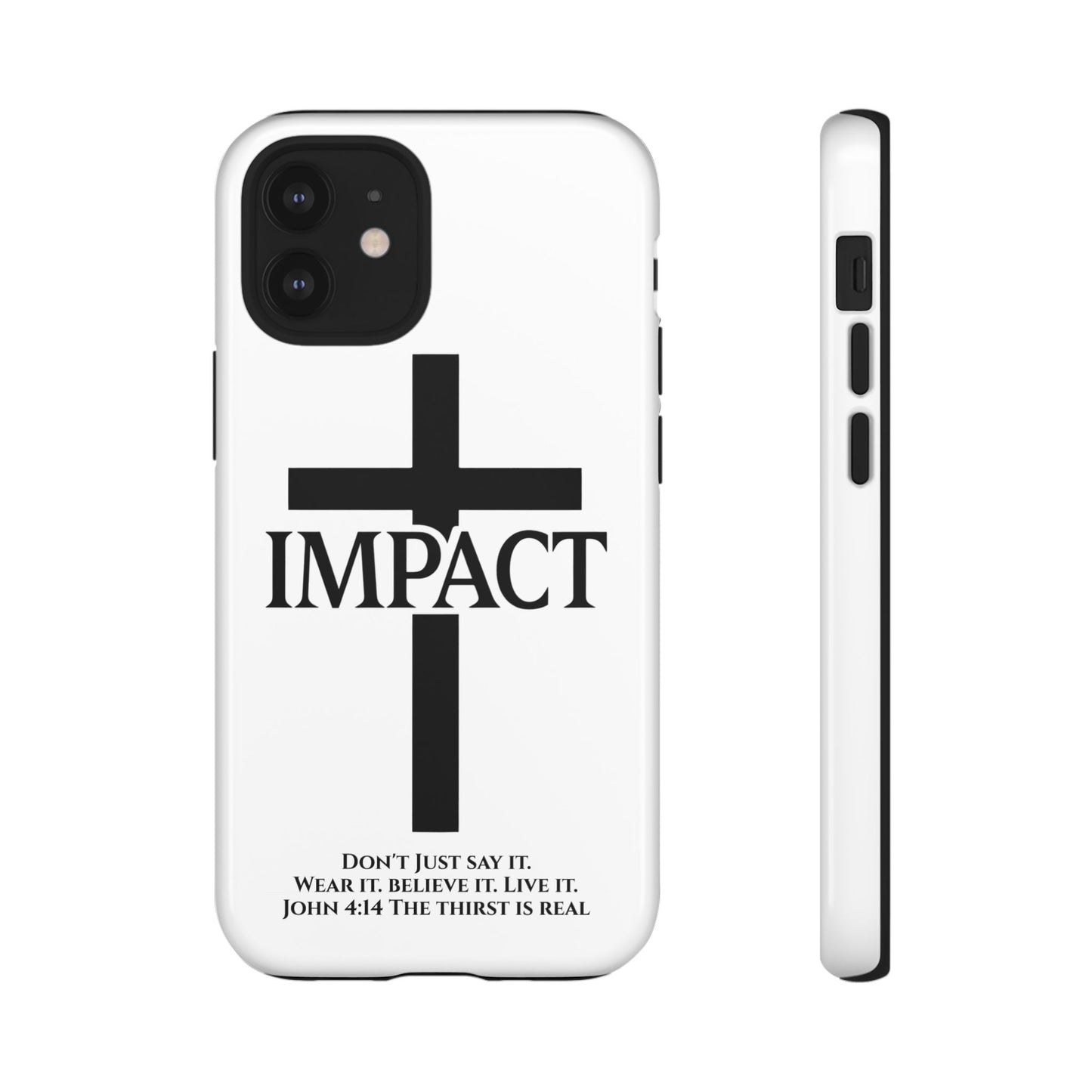 Impact White - Tough iPhone Case